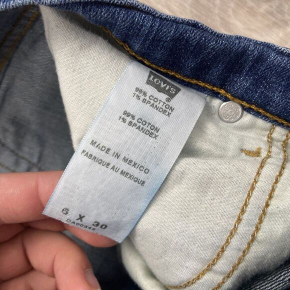 Levis 550‎ Jeans Women's 6 29x29 Classic Relaxed Boot Cut Denim Y2K Western - Picture 7 of 14